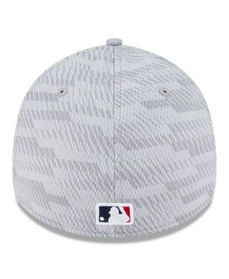 Men's Gray Boston Red Sox 2025 MLB Clubhouse 39THIRTY Flex Hat
