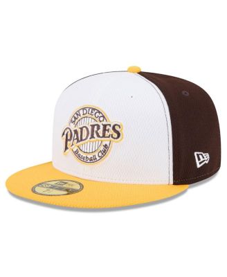 New Era - Men's Brown/Gold San Diego Padres 2025 MLB Clubhouse 59FIFTY Fitted Hat