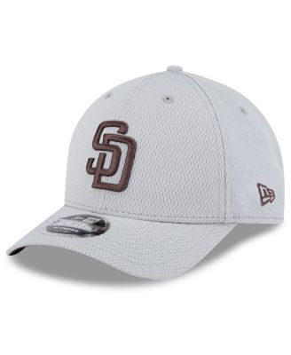Men's Gray San Diego Padres 2025 MLB Clubhouse 9FORTY M-Crown Adjustable Hat