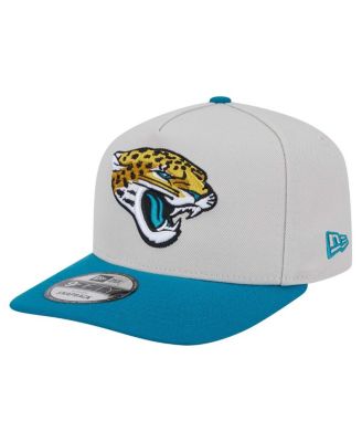 New Era - Men's Stone Jacksonville Jaguars Decent 9FIFTY A-Frame Snapback Hat
