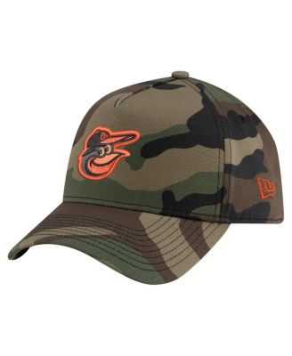 New Era - Men's Camo Baltimore Orioles Woodland Team Pop 9FORTY A-Frame Adjustable Hat
