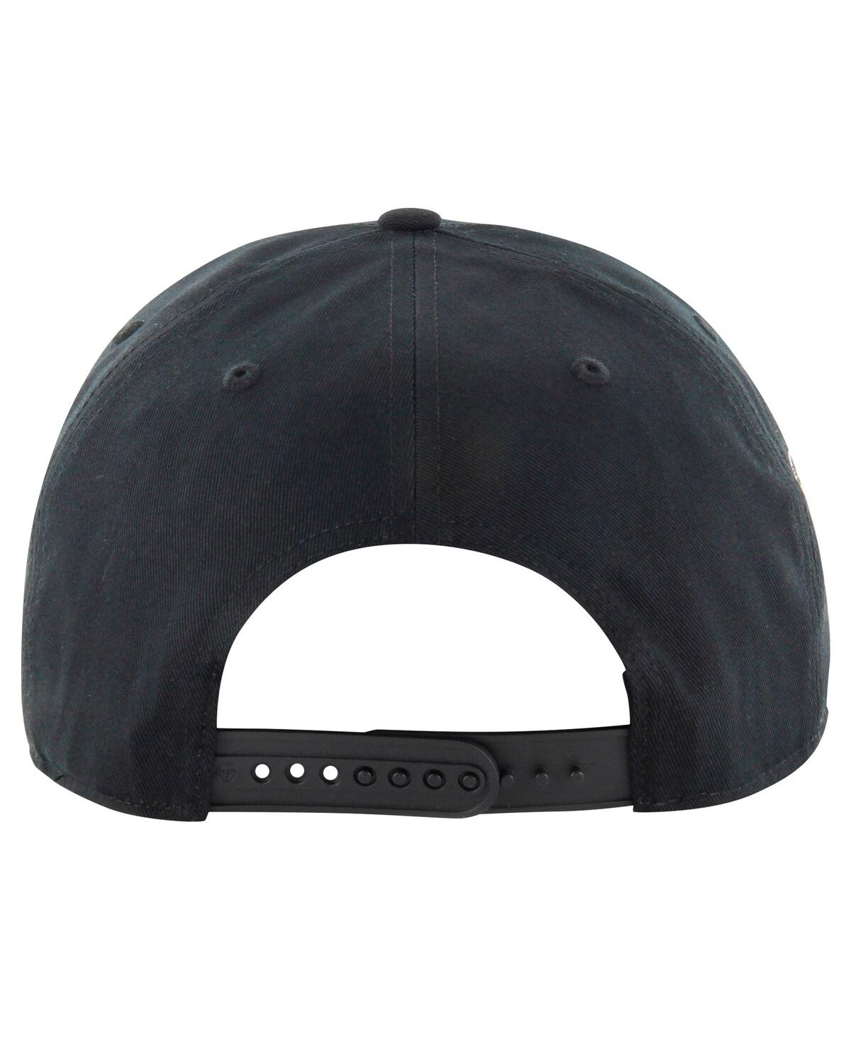 47 Brand Men's Black New York Giants Overhand Speckle Hitch Adjustable Hat In Black