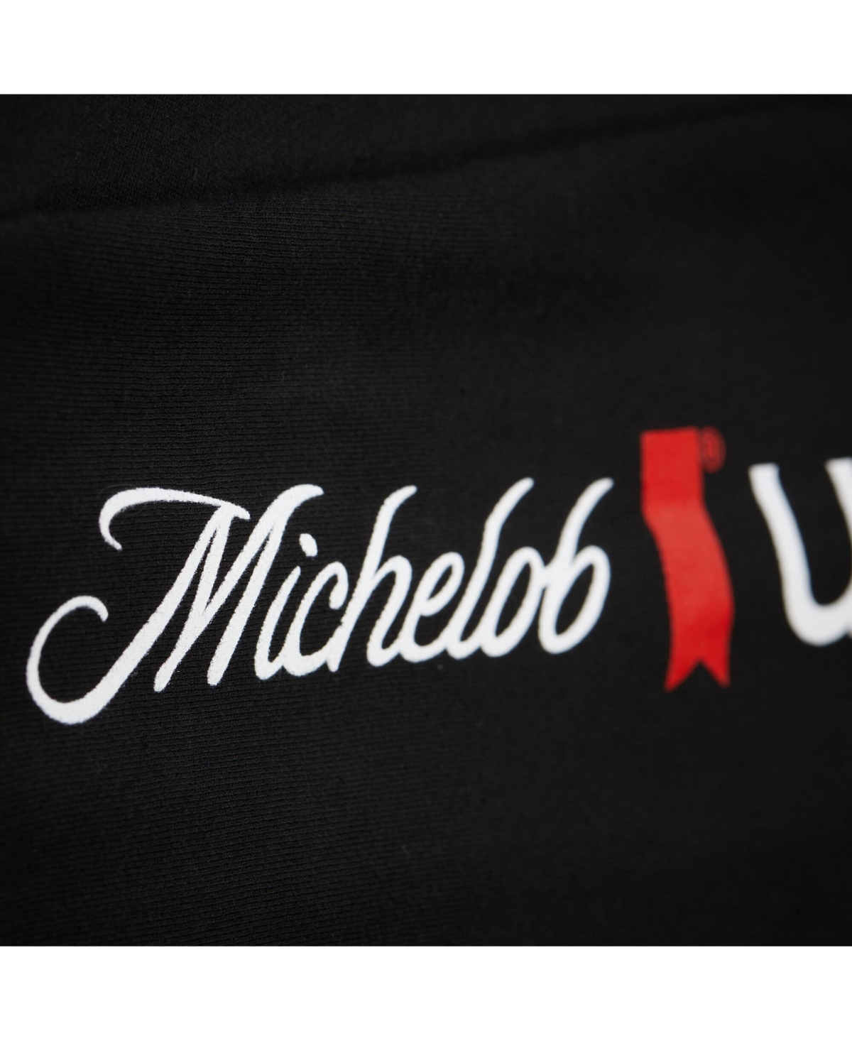 Mitchell & Ness Men's Black Chicago Bulls Nba X Michelob Ultra Swish Sip Pullover Hoodie In Black