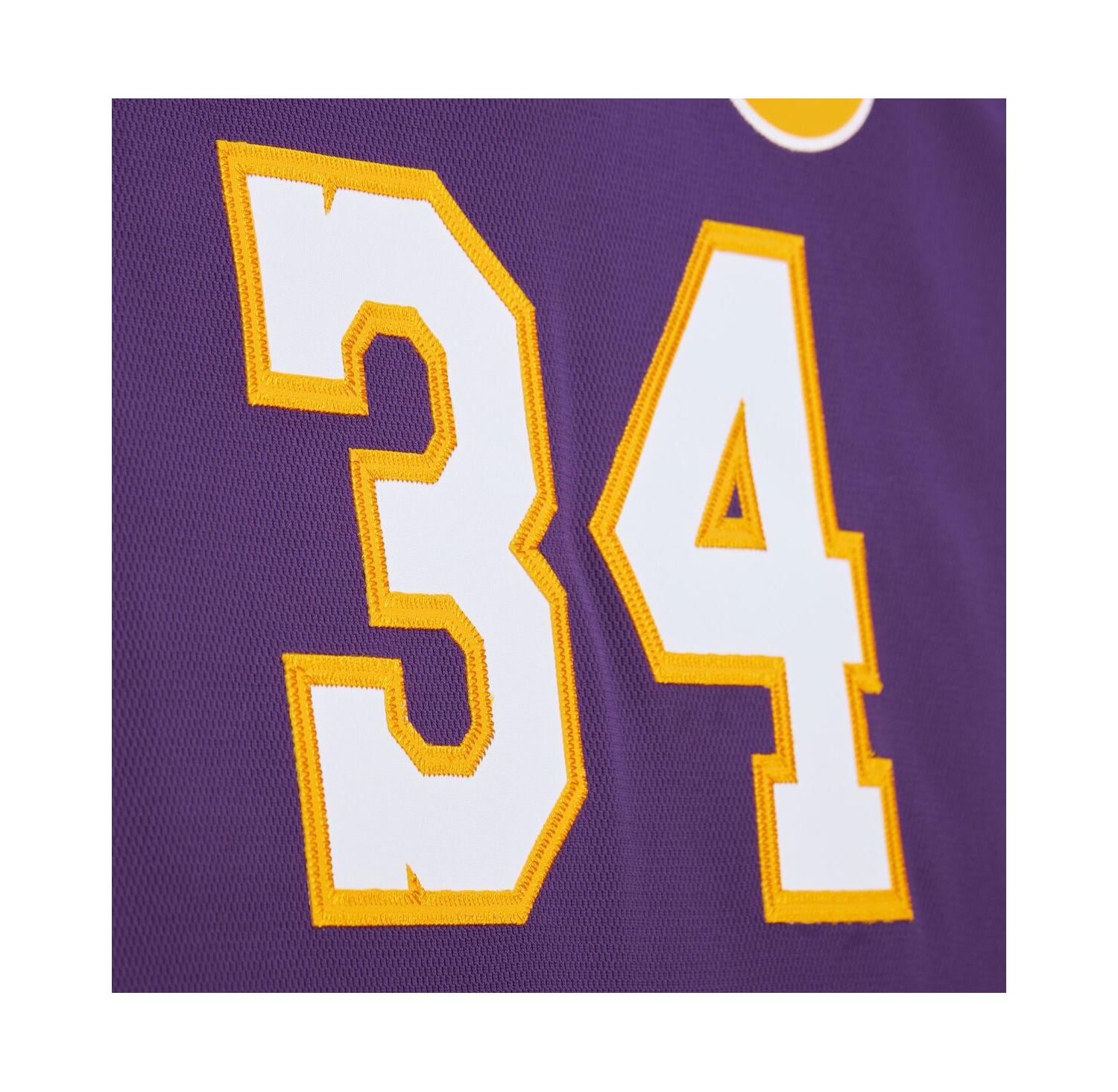 Men's Shaquille O'Neal Purple Los Angeles Lakers 2000 NBA All-Star Game Authentic Jersey