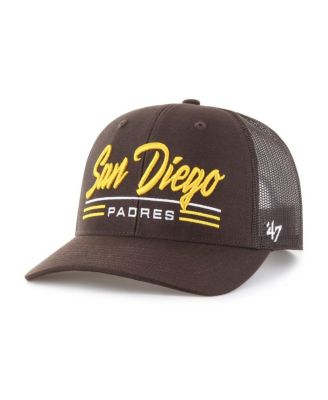 '47 Brand - Men's Brown San Diego Padres Garner Trucker Adjustable Hat