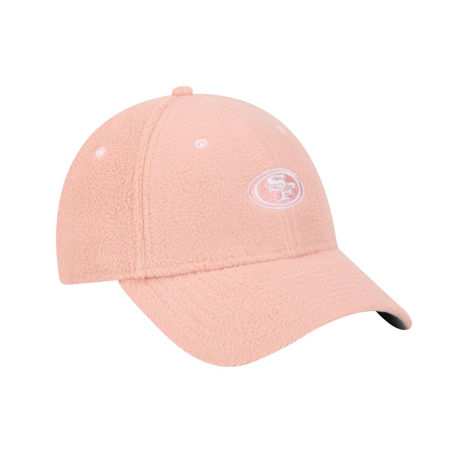 Women's Light Pink San Francisco 49ers Cozy Sherpa 9FORTY Adjustable Hat