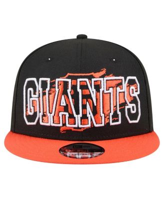 Men's Black San Francisco Giants Splatter 9FIFTY Snapback Hat