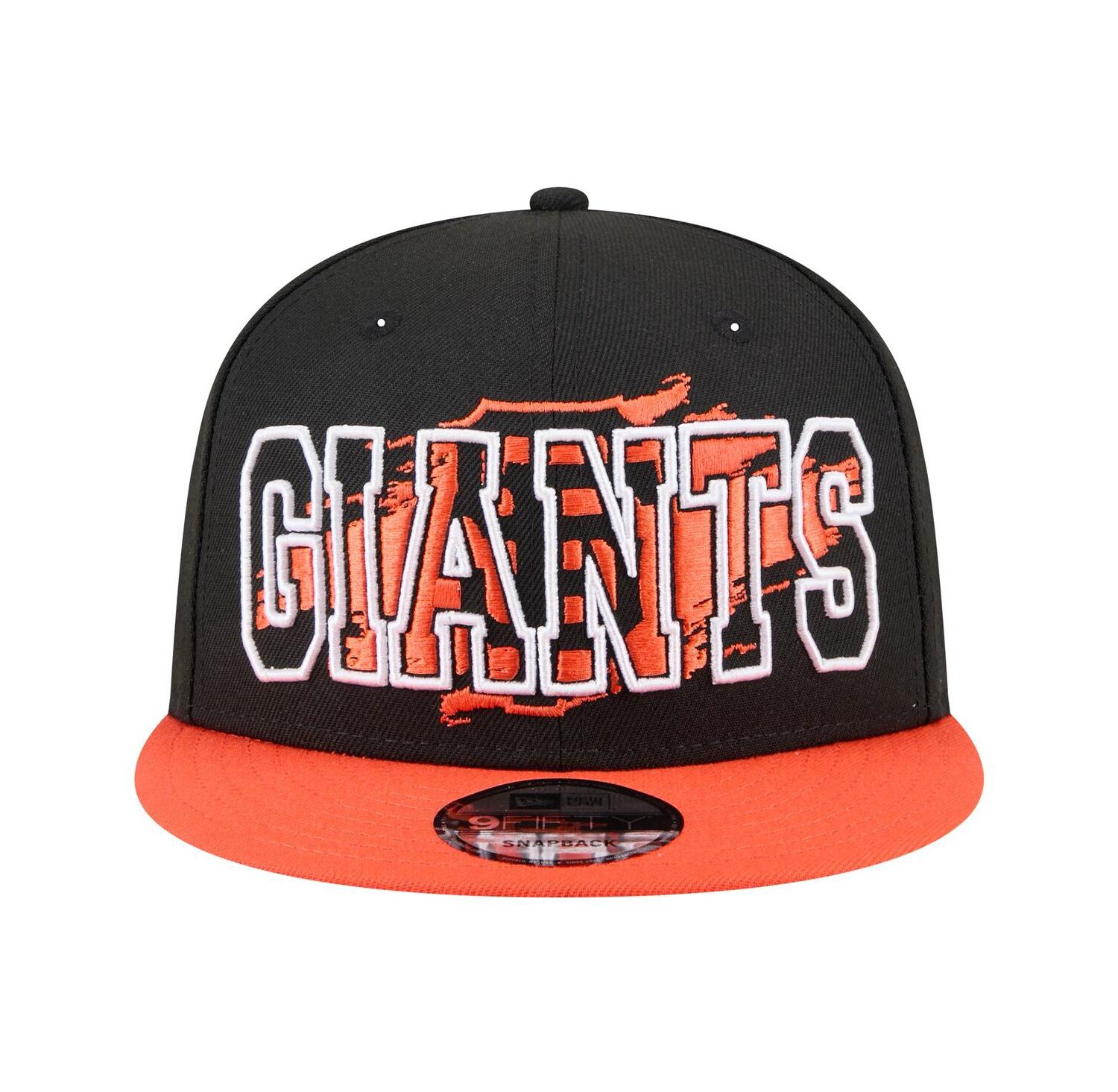 Men's Black San Francisco Giants Splatter 9FIFTY Snapback Hat