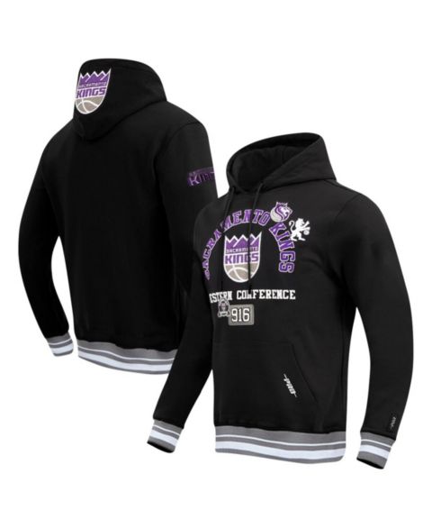 Мужское худи Pro Standard Black Sacramento Kings Area Code Pullover