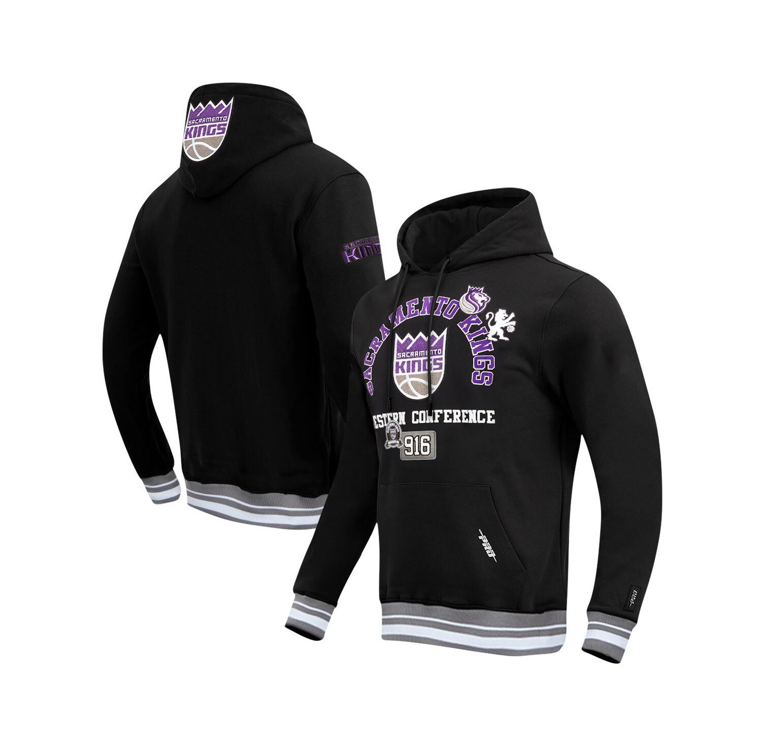 Men's Black Sacramento Kings Area Code Pullover Hoodie