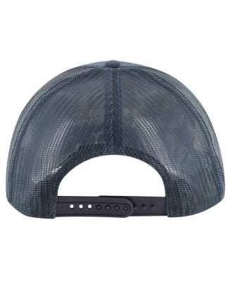 Men's Navy Michigan Wolverines Pitstop Trucker Adjustable Hat