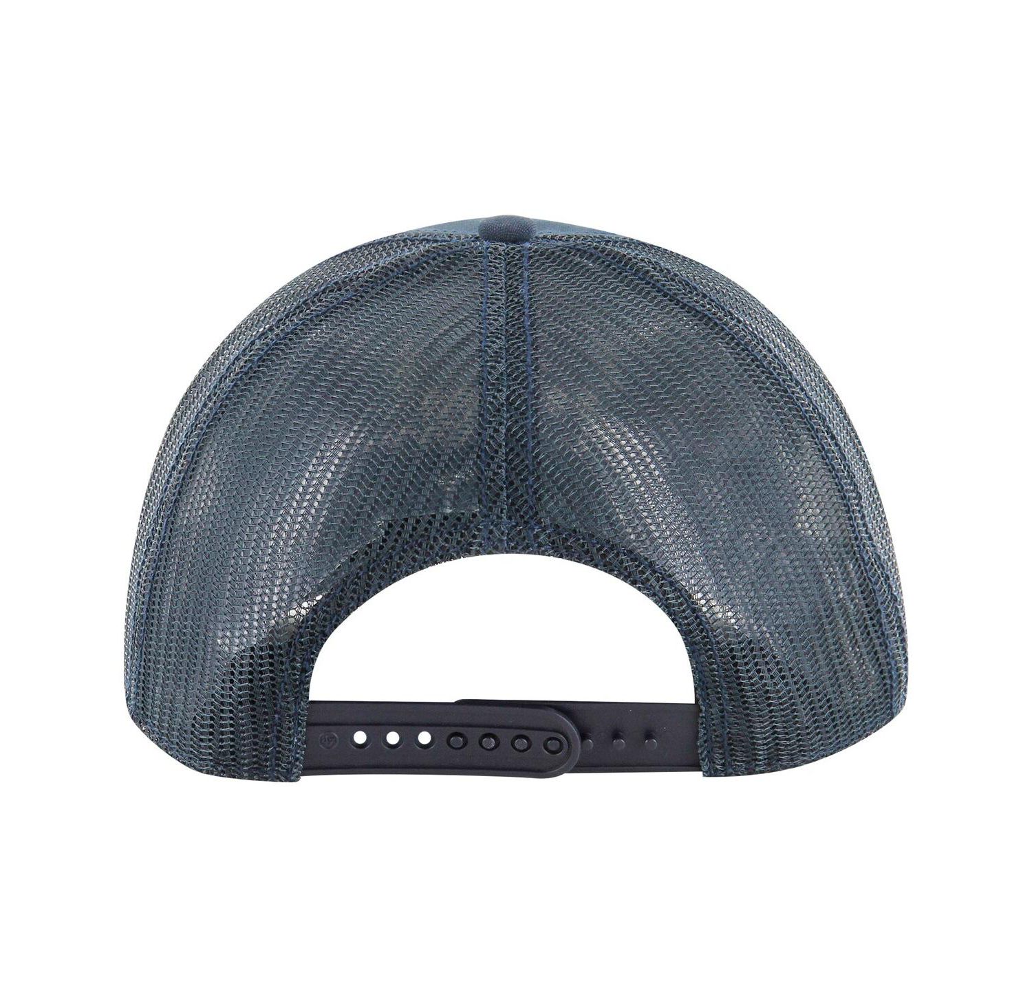 Men's Navy Michigan Wolverines Pitstop Trucker Adjustable Hat