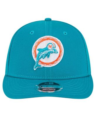 Men's Aqua Miami Dolphins Main Low Profile 9FIFTY Snapback Hat