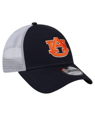 Men's Navy Auburn Tigers Trucker 9FORTY Adjustable Hat