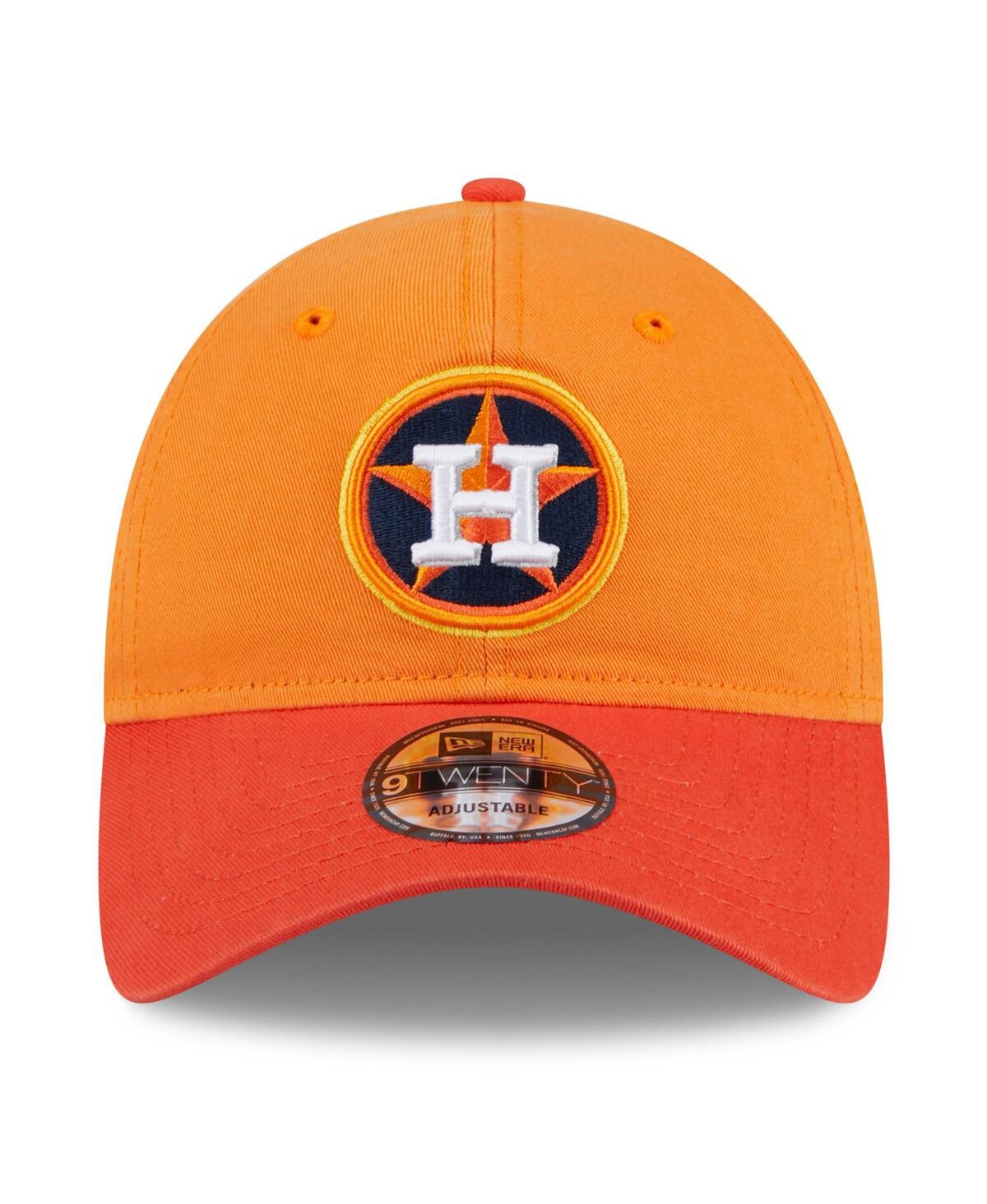 New Era Men's Orange Houston Astros 2024 Spring Training 9twenty Adjustable Hat In Orange