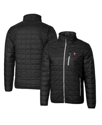 Cutter & Buck - Black Virginia Tech Hokies Primary Team Logo Rainier PrimaLoft Eco Insulated Full-Zip Puffer Jacket