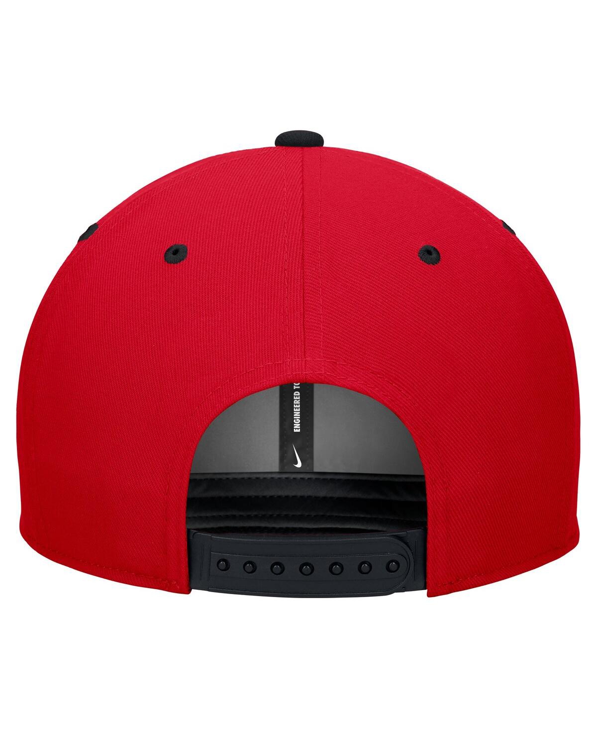 Nike Men's White/red Cincinnati Bearcats Pro Performance Snapback Hat In White,red