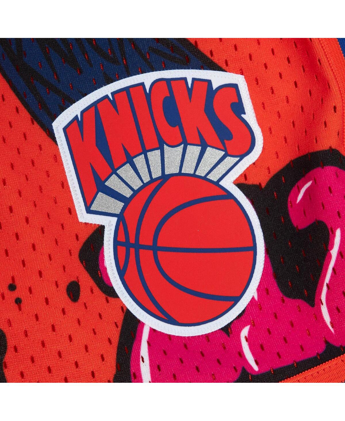 Mitchell & Ness Men's Orange New York Knicks 1998/99 Hardwood Classics Slap Sticker Swingman Shorts In Orange