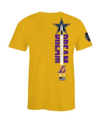 x Black History Collection Men's and Women's Gold Los Angeles Lakers T-Shirt
