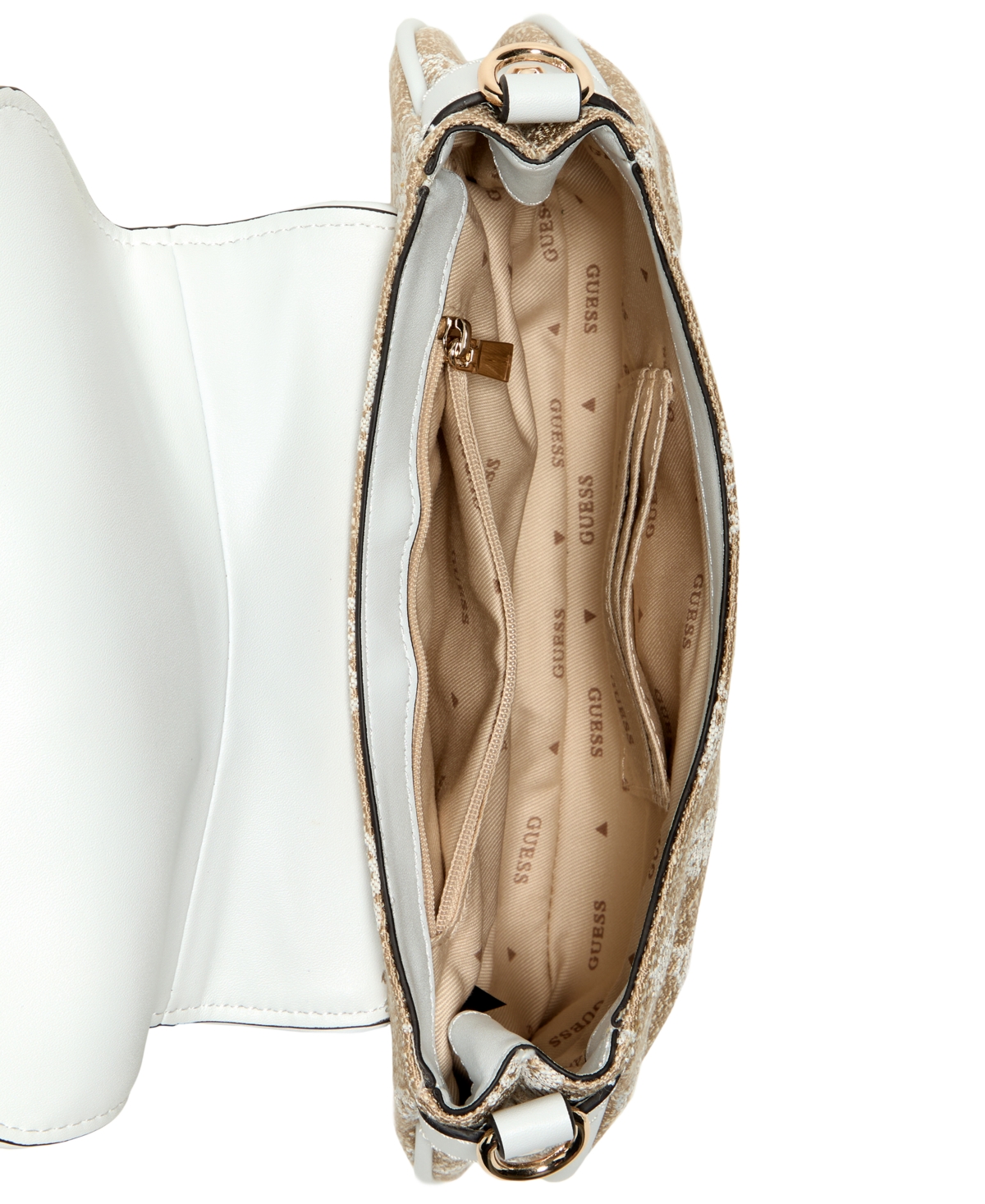 GUESS BEYZA SMALL FLAP SHOULDER BAG 