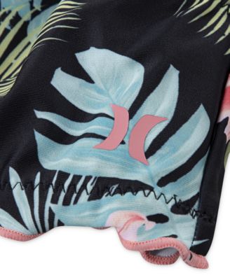 Big Girls Halter Floral-Print Two-Piece Swimsuit