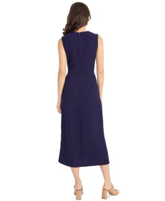 Women's Knot-Front Midi Dress