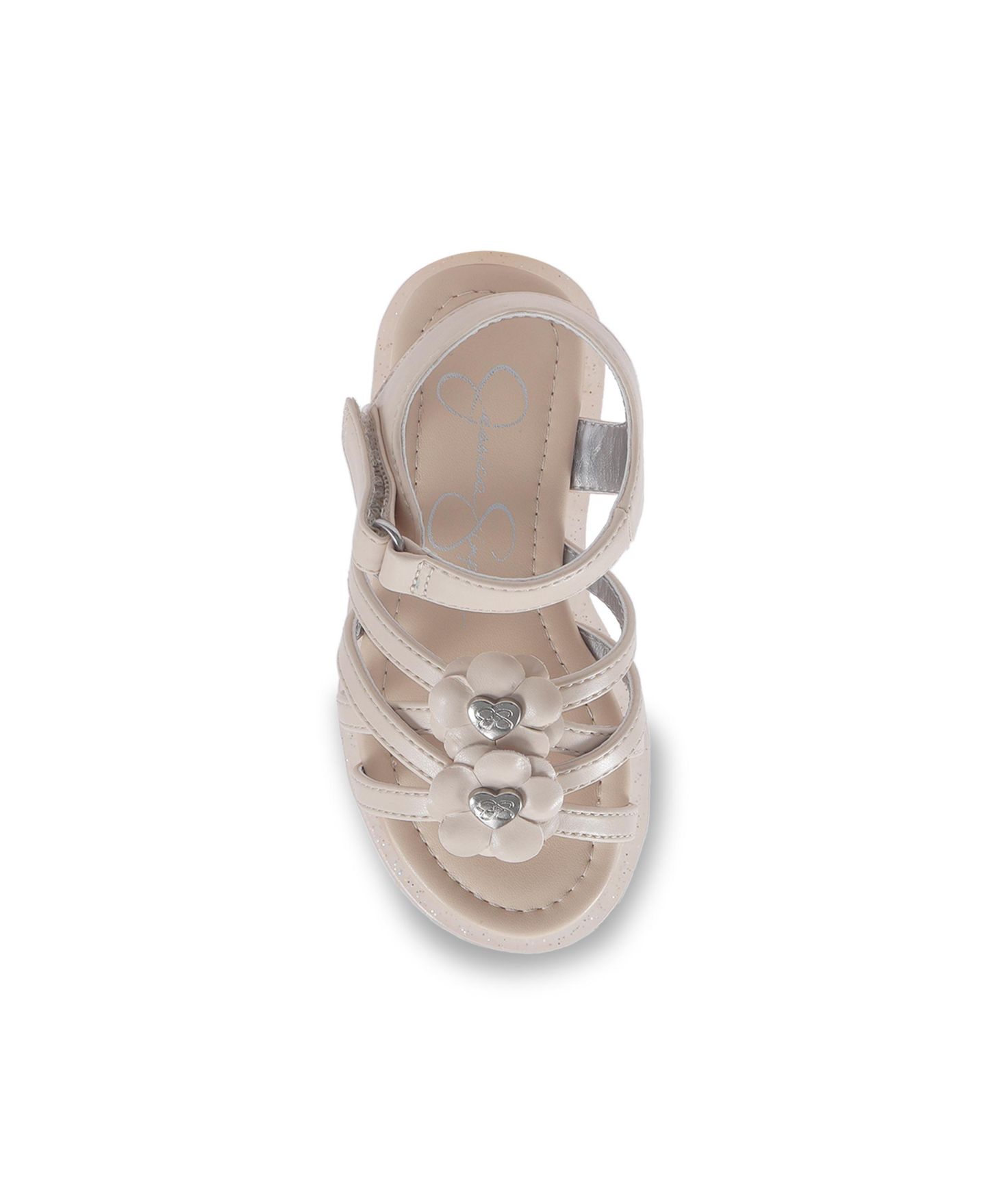 Сандалии Jessica Simpson Georgie Alessa Almond-Toe Sandal для девочек, цвет: Кремовый — фото 5