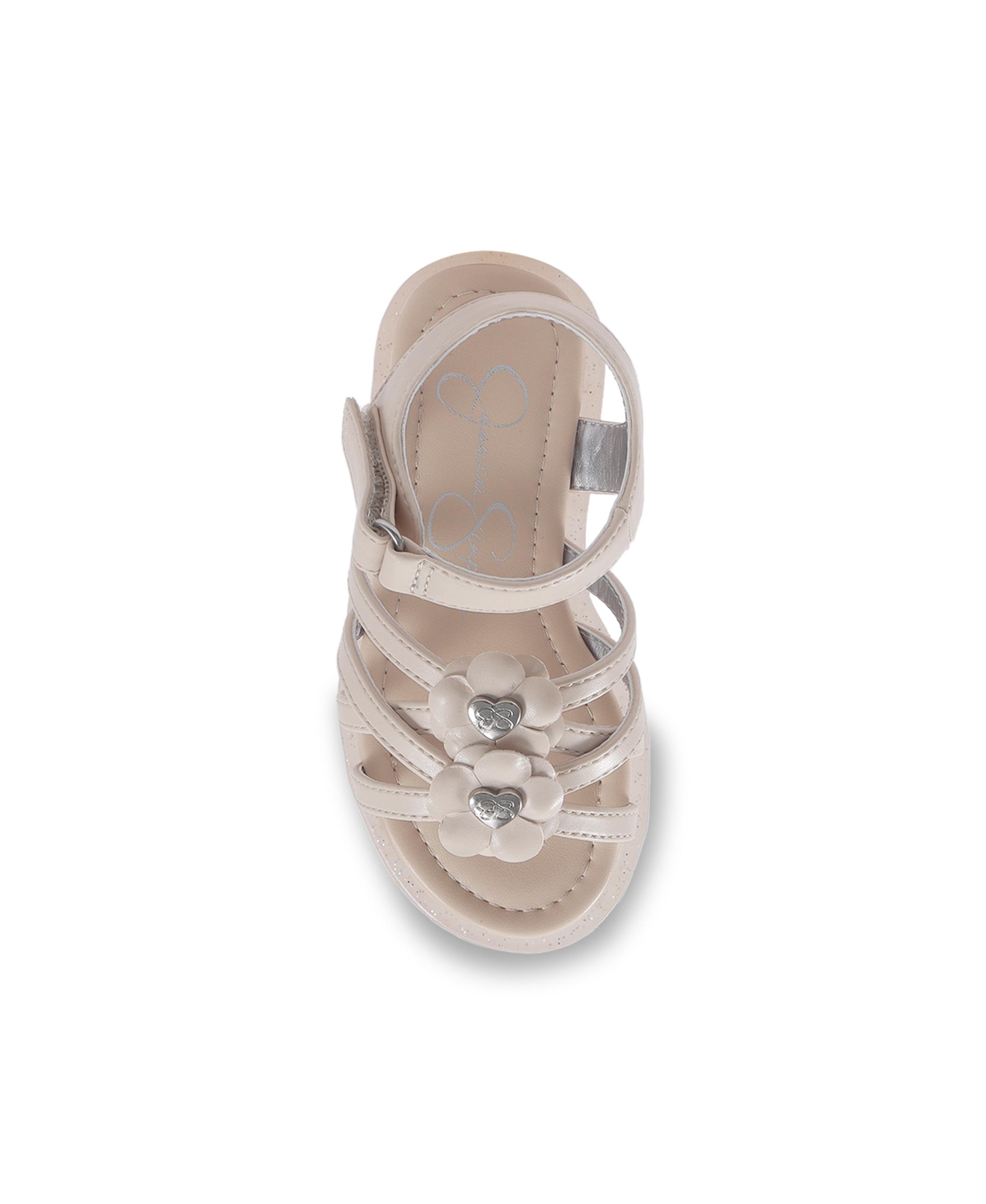 JESSICA SIMPSON LITTLE AND BIG GIRLS GEORGIE ALESSA ALMOND-TOE SANDAL 