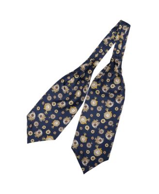 Men's Gilded Keeper - Silk Ascot Cravat Tie for Men