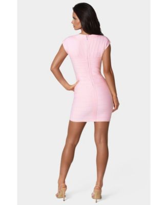 Women's Cap Sleeve Bandage Mini Dress