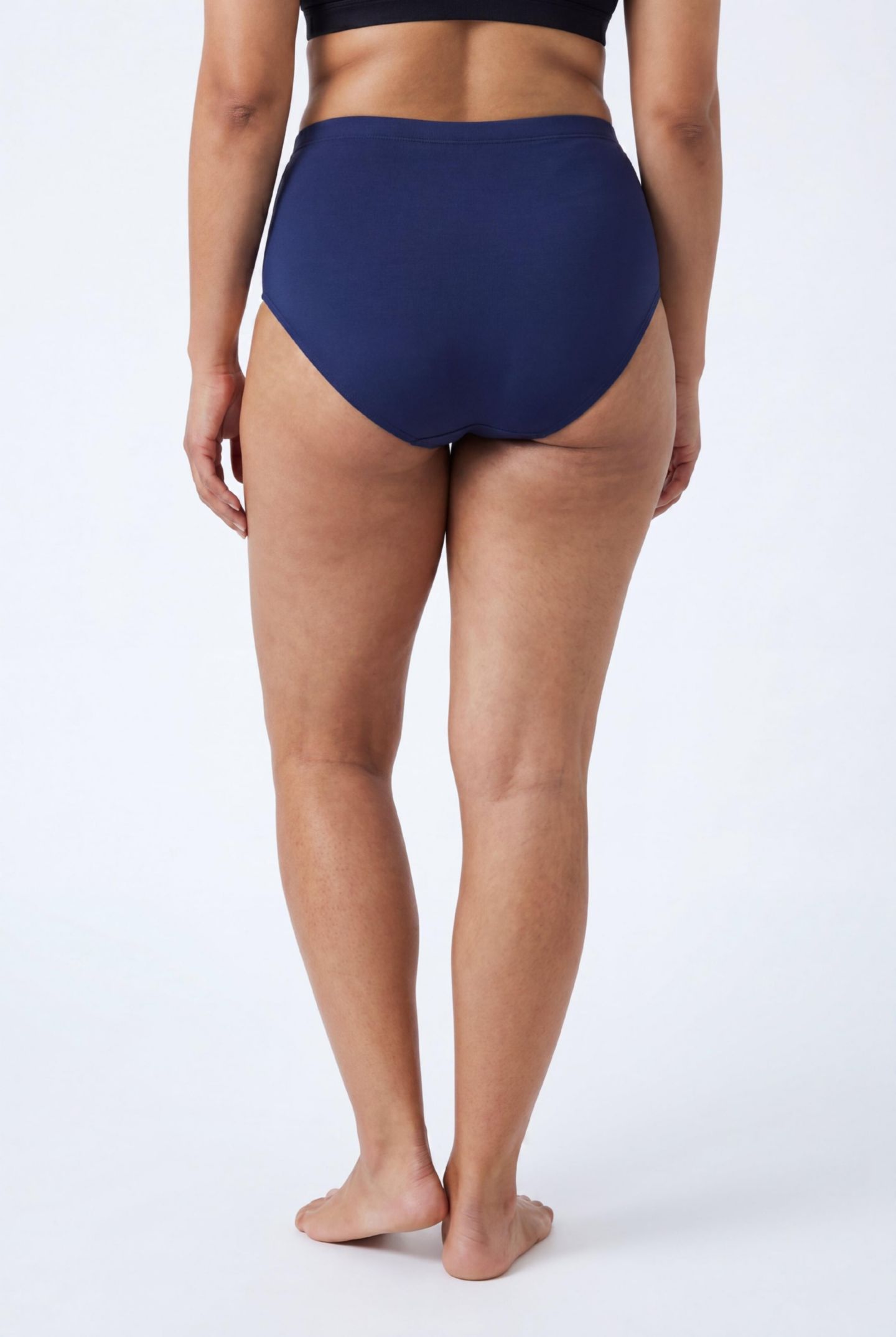 Плавки-брифы, высокая посадка, утягивающий эффект — Swimsuits for All, цвет: Тёмно-синий — фото 2