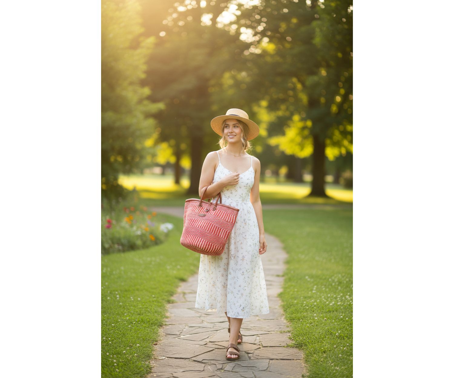 Bold and Brave Handmade Sisal Basket Tote