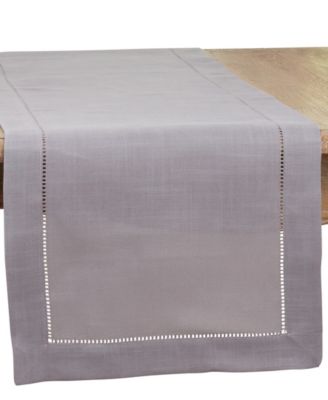 Hemstitched Border Table Runner, 16" x 54"
