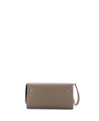 Pre-Owned HERMES Kelly To Go Wallet Epsom