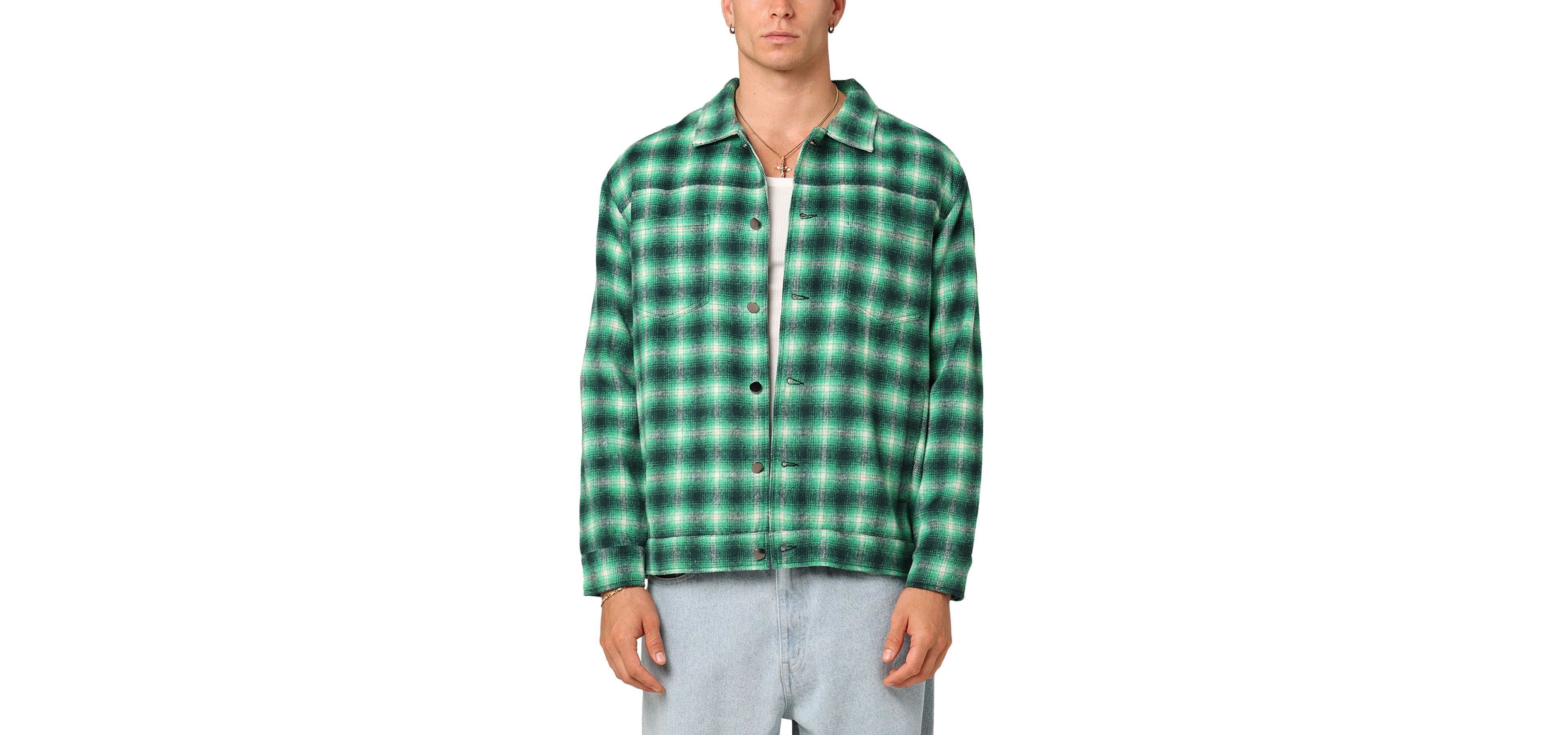 Xxiii Men's Darby Plaid Shacket