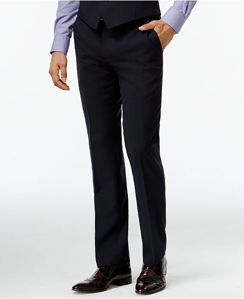 Bar III Navy Solid Extra SlimFit Suit Separates Suits & Tuxedos