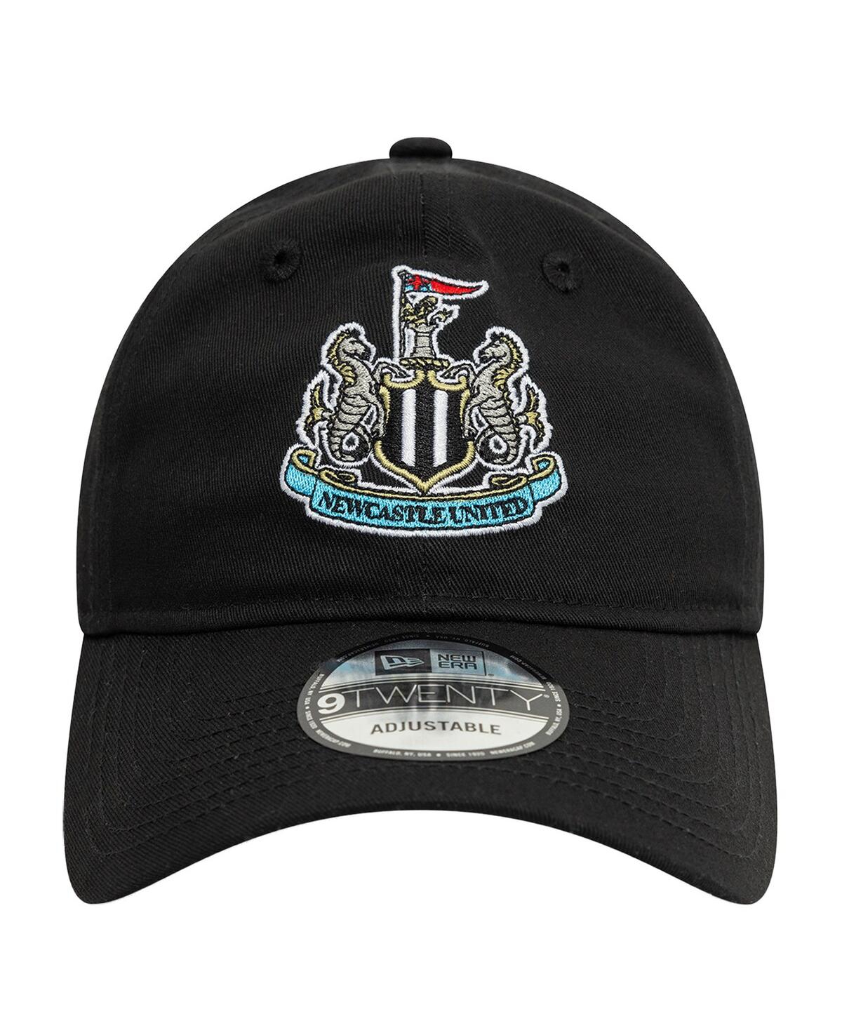 New Era Big Boys And Girls Black Newcastle United Core 9forty Adjustable Hat In Black