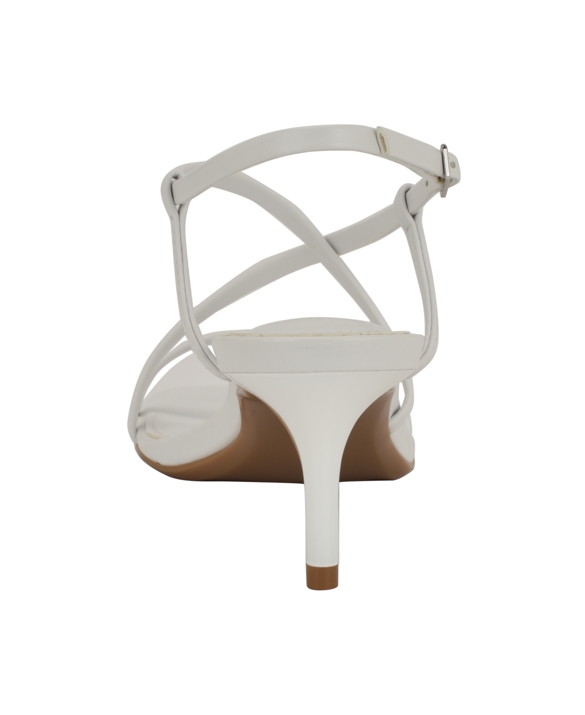 Calvin Klein Ishaya Ankle Strap Sandal In White