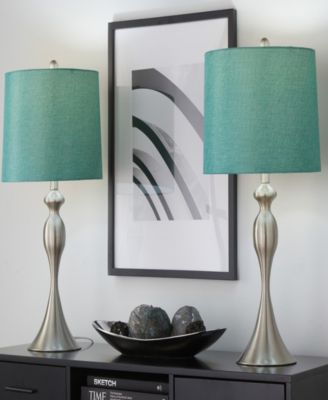 Ashland 27" Metal Table Lamp, Set of 2