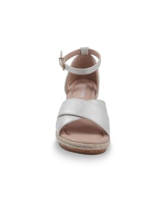 Little and Big Girls Anastasia Charlie Cork Wedge Sandals