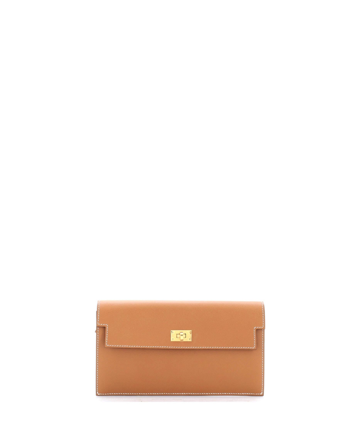 Long Kelly Pocket Wallet Madame - Brown
