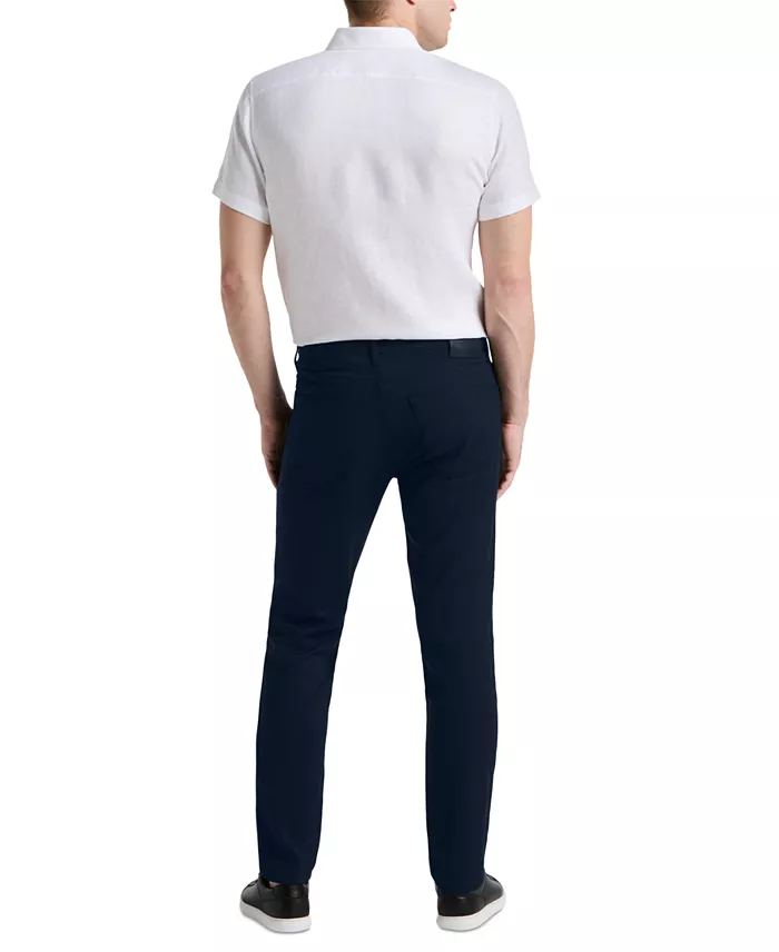 Men's Double-Weave Slim-Fit 5-Pocket Pants - thumbnail 4