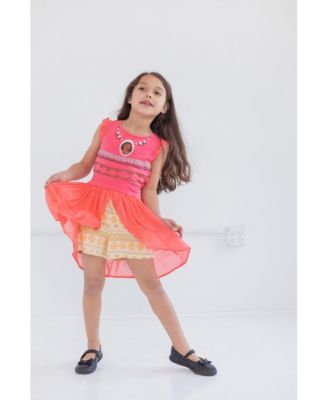 Disney Frozen Girls Romper With Skirt Overlay Toddler |Child