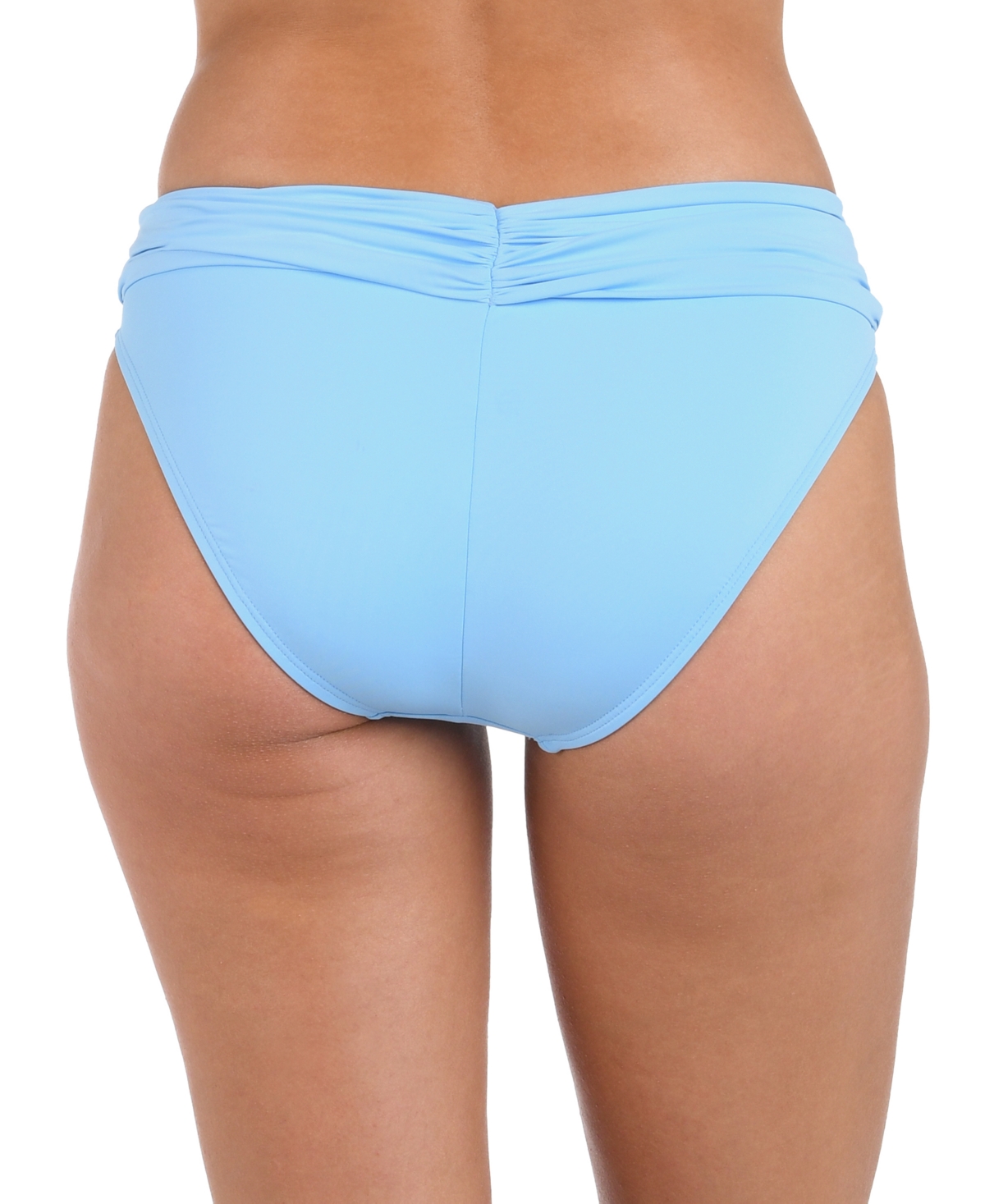 La Blanca Deluxe Island Goddess Hipster Bikini Bottoms In Crystal Blue