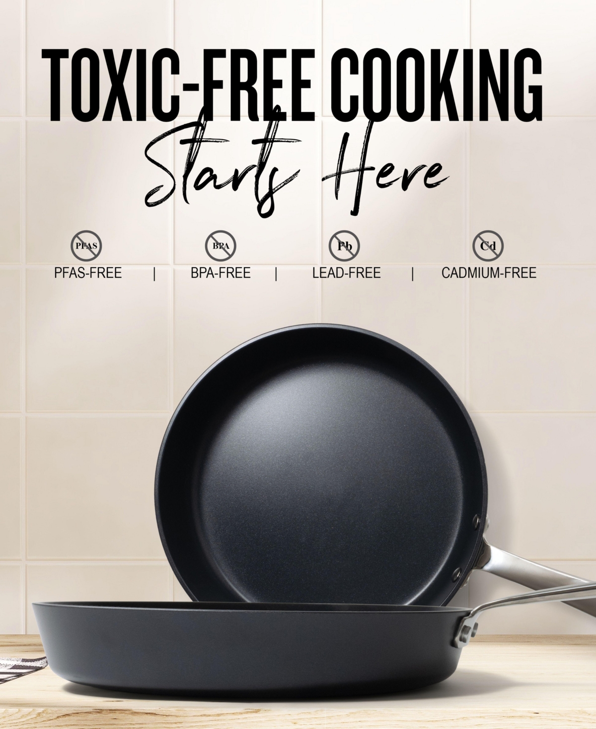 Alva Maestro 10-Piece Professional Cookware Collection - Premium Nonstick Frying Pans, Stock Pot, Saucepan & Saute Pan w/ Lid