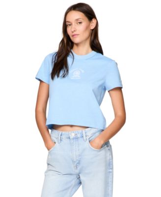 Tommy Jeans - Women's Cotton Varsity Crest Crewneck Tee