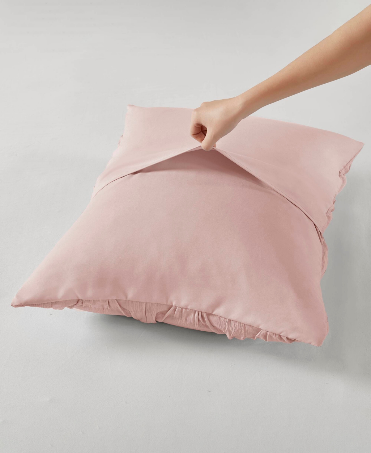 510 Design Bailey Diamond Pucker Woven 4-pc. Comforter Set, King/california King In Pink