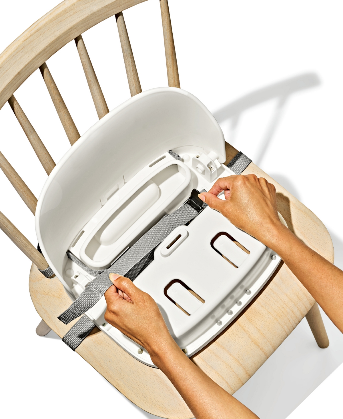 Oxo Tot 11" X 5" X 13" Perch Booster Seat With Straps