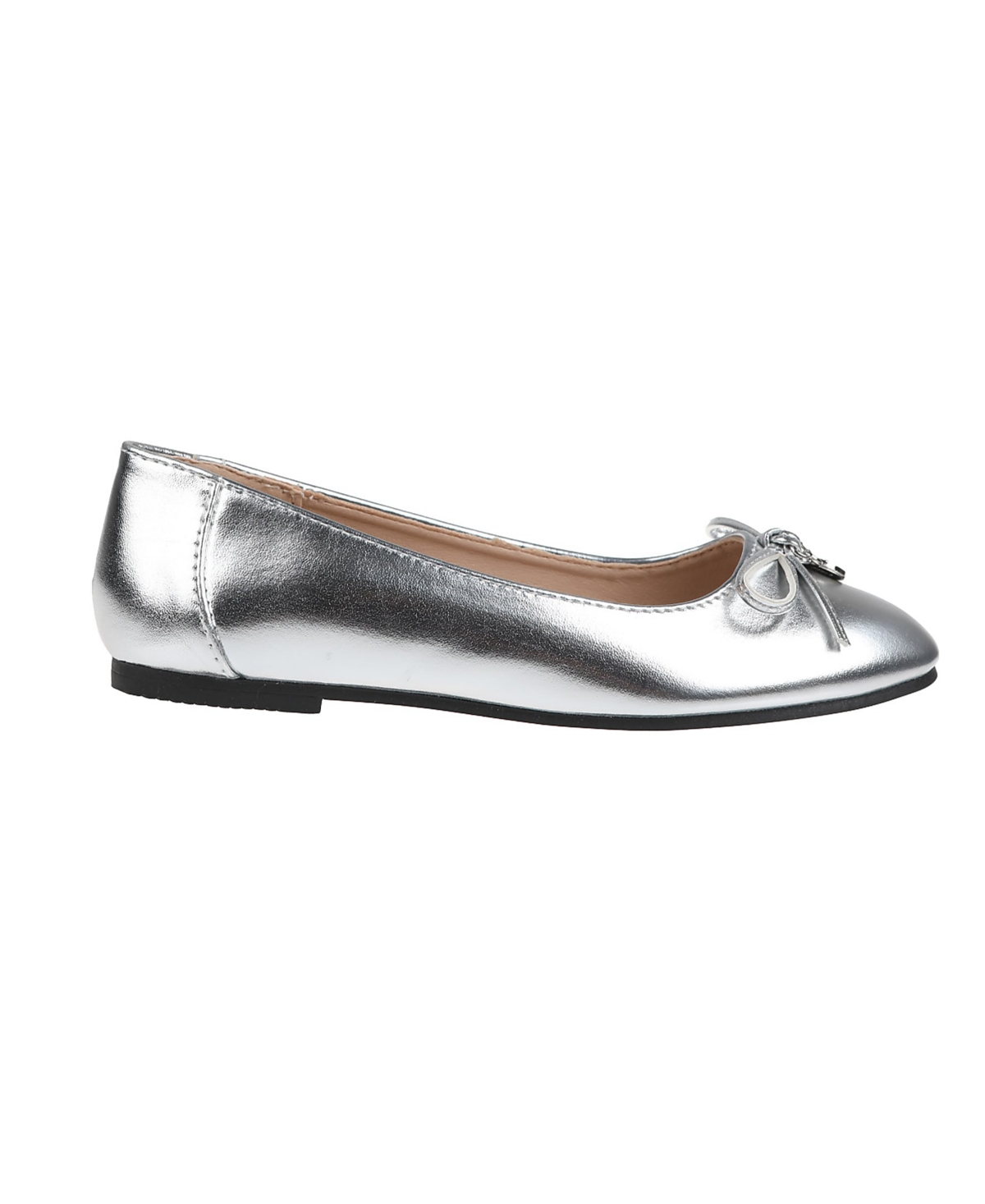 Vince Camuto Little And Big Girls Ballet Flat Sandals In Silver