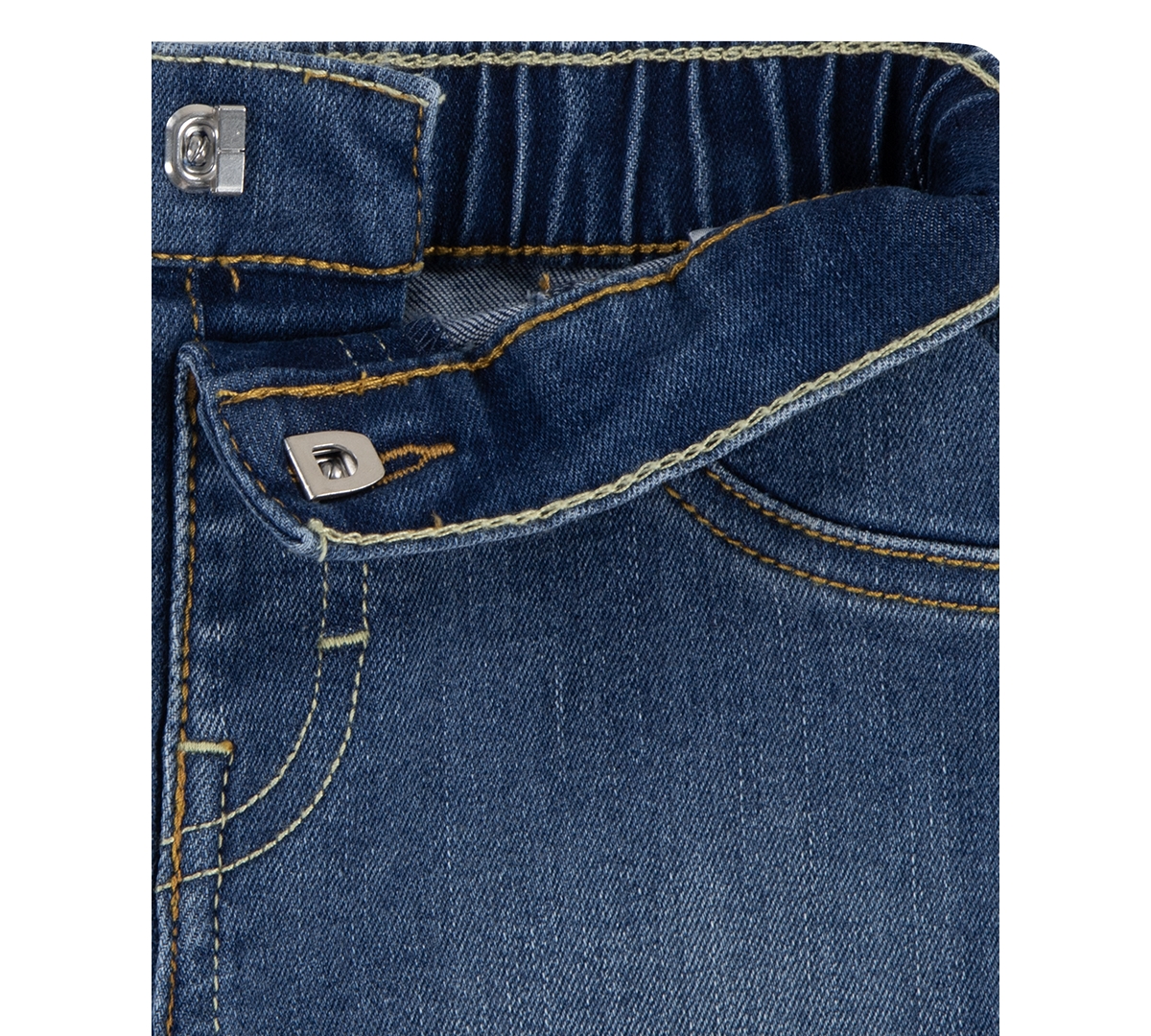 Levi's Baby Graphic T-shirt & Denim Shorts, 2 Piece Set In Natural